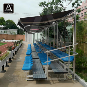 Arquibancadas Portáteis de Alumínio Usadas para Estádio Escolar com Cobertura para Assentos Externos - Product Image 2