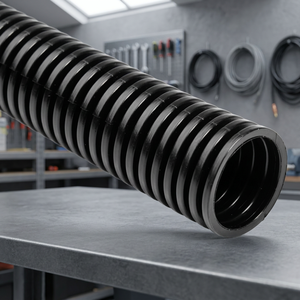 Conduit flexible et fendu en acier au carbone 1/4 po -196~+120 avec filetage 3/8 pour la protection des câbles électriques Marque Elettro - Product Image 3