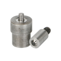 Un moule spécial frappé et pressé à la main pour les boutons à œillets métalliques utilisés dans les vêtements, tels que les œillets floraux.