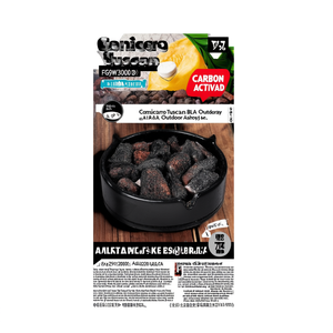 Cenicero Negro Tuscan FG9W3000BLA para Uso en Exteriores - Product Image 1