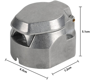 7 Pin Trailer nối RV 12V cắm thiết lập với mùa xuân 7 cách vòng Pin Trailer EBS cắm cho xe, thuyền, motrhome, Caravan - Product Image 4