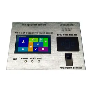 10.1 polegada android tablet industrial touch screen painel pc com câmera FRID Fingerprint