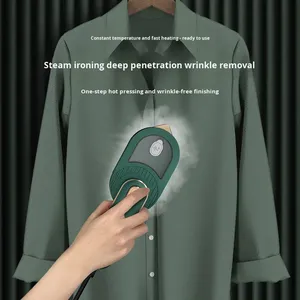 Foldable Handheld Portable Electric Garment <b>Steamer</b> Anti-Dry Burning 600mL Water Tank Mini Iron Household Use Travel-Friendly - Product Image 3
