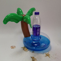 Porte-gobelets gonflables en PVC Licorne Ananas Pastèque Cocotier Petit Canard Cygne – Supports flottants pour gobelets pour jeunes, activités aquatiques en extérieur