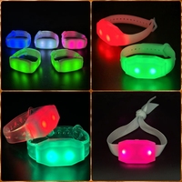 Bracelet de mariage lumineux à LED avec logo personnalisé Bracelet RFID/NFC pour cadeaux de promotion de fête