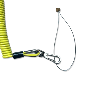 Arbeitssicherheits-Rückzugseil mit Federkabel für Gerüstbau, Höhenarbeit im Freien, Anpassbare Länge - Product Image 2