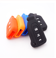 Housse de protection de clé en silicone pour voiture Lexus LS430 2002-2006, clé à distance intelligente Prox, clé OEM sans clé, télécommande à 3 boutons, style automobile