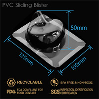 Emballage à clapet biodégradable personnalisé en blister pour plantes avec insert en papier imprimé