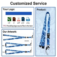 Lanyard Personalizzato Promozionale in Poliestere Morbido e alla Moda, Stampa Digitale, Branding Personalizzato, Gancio in Metallo, Porta Badge per Fiere