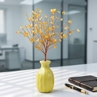 Arbres Feng Shui en cristal et pierres précieuses, artisanaux, uniques, de luxe, tissés à la main, avec base personnalisée pour bureau