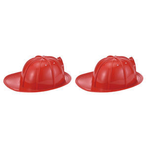 <span class=keywords><strong>Casque</strong></span> de <span class=keywords><strong>pompier</strong></span> pour enfants - Chapeau de chef des pompiers en plastique pour jeu d'imitation et déguisement - Product Image 1