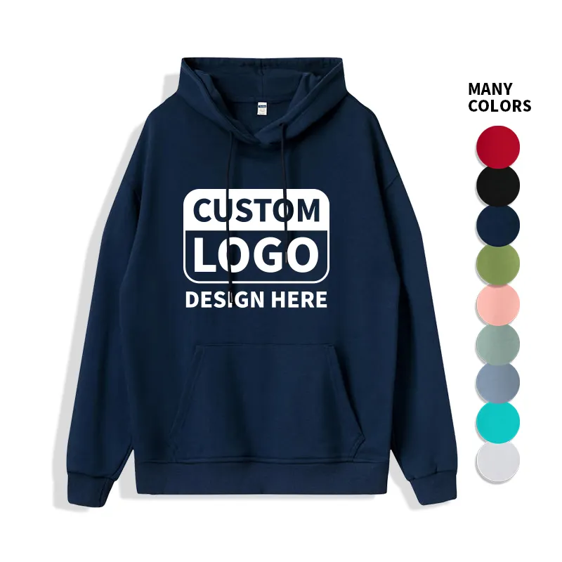 High Quality Custom Logo Heavyweight 360 Grams 100% Cotton French Terry Thick Winter Pullover Unisex Oversized Men's Hoodies