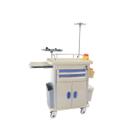 Carrito de Emergencia Médico ABS con Ruedas Silenciosas 750*480*920mm