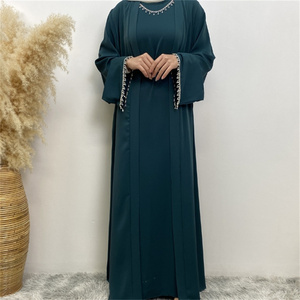 Abiti moderni da <span class=keywords><strong>donna</strong></span> Abaya moda Dubai turchia di lusso Abaya musulmano <span class=keywords><strong>abbigliamento</strong></span> islamico per la moderna Abaya - Product Image 2