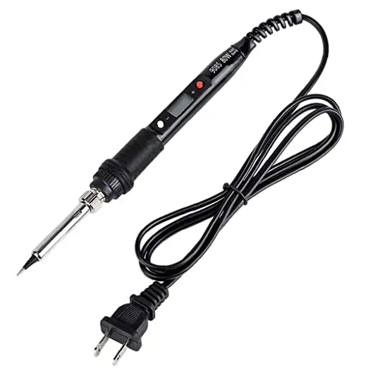 Hardware Soldering Iron LCD Display 908S 80W Temperature Adjustable 110V Electronic Soldering Iron Kit