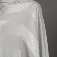 Tissu en satin jacquard antistatique en polyester pour foulard femme, prix de gros SPZ, idéal pour le quotidien