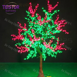 Árbol de Flores de Cerezo Artificial Preiluminado para Decoración de Mercados Navideños, Centros Comerciales, Hoteles y Eventos Temporales - Product Image 2