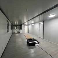 Contenedor Plegable de 20 pies, 30 pies, 40 pies, Casa Móvil Expandible Portátil, Completamente Amueblada, Almacenamiento, Casas Prefabricadas Pequeñas