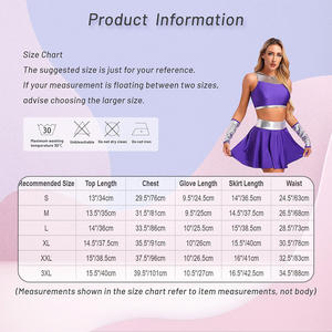 ชุดเชียร์ลีดเดอร์หญิงแบบพรีเมียมปรับแต่งได้ ผ้าสแปนเด็กซ์ยืดหยุ่นพิเศษ ประดับด้วยเทคนิคการติดเพชร ครบชุดสำหรับทีมระดับสูง - Product Image 6