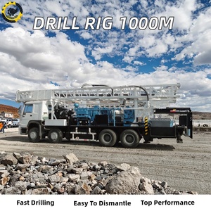 Perfuradora Hidráulica DTH a Diesel SINOTRUK com Profundidade Máxima de 1000m e Diâmetro de Perfuração de 500mm, Fácil Operação para Poços de Água - Product Image 4