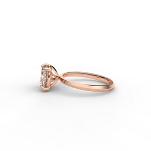 Anillo de compromiso de moissanita de alta demanda para eventos nupciales elegantes y momentos especiales en oferta - Product Image 2