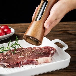 Premium Eco-Friendly Acacia Wood Salt and <b>Pepper</b> <b>Grinder</b> Set Manual Adjustable Wooden Mills with Ceramic/Stainless Steel Core - Product Image 3