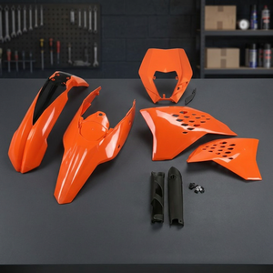Pour KTM EXC 125 2009-2011 Kit complet en plastique OEM 09-10 support de phare Motocross Style moto pièces ABS PC matériel Air - Product Image 2