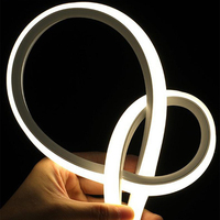 Diffuseur de profil flexible en silicone pour bandes lumineuses LED, couverture latérale pour éclairage, profil LED