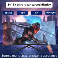 Moniteurs de Jeu Bord à Bord OEM PC LED 19 20 21.5 22 24 27 32 Pouces, Écrans de Bureau Gaming 144HZ 165HZ 2K 4K LCD