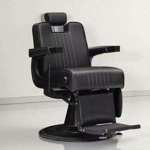 Barber shop chair for men's vintage hairstyles, suitable for reclining, perming, dyeing, cutting, and shaving - Product Image 2