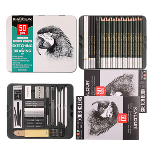 Débutant 52 pièces nouveau Design Art dessin croquis livre crayon ensemble avec plomb <span class=keywords><strong>color</strong></span>é - Product Image 6