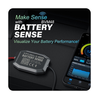 Moniteur de batterie pour systèmes 12V 24V 36V 48V, dispositif Bluetooth Xparkle Battery Sense, vérifie la tension et l'état de la batterie dans les véhicules