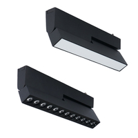 Lampu plafon Ultra tipis, lampu jalur langit-langit, sistem pencahayaan Spot rel, lampu 48V 35mm Led magnetik