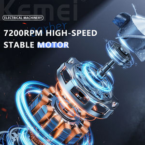 Cortadora de Pelo Eléctrica Profesional Kemei KM-1597 con Batería de Litio de Alta Capacidad de 2000 mAh, Motor Rápido de 5 W y 7200 RPM, Pantalla LCD y Carga USB - Product Image 4