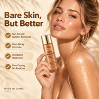 Huile Corporelle Scintillante Végane en Gros, Parfumée, Effet Bronze, Imperméable, Protection Solaire, Hydratante, Accepte l'Étiquetage Personnalisé