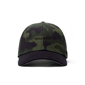 Gorra de rendimiento con corte láser, personalizada, camuflaje verde oliva, con perforaciones láser - Product Image 2