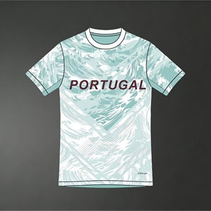 Camiseta <span class=keywords><strong>de</strong></span> Fútbol <span class=keywords><strong>de</strong></span> <span class=keywords><strong>Portugal</strong></span> Visitante 2026-27, Selección Nacional, Estilo Tailandés, para Jugadores y Aficionados, con Logotipo - Product Image 1