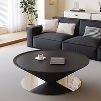 Premium Langlebiges Weißes Couchtisch-Set MDF-Platte Modernes Elegantes Beistelltisch-Design für Hochwertige Innenräume Edelstahl-Basis