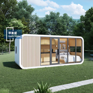 บ้านสำเร็จรูปโมเดิร์น Apple Cabin ขนาด 20 ฟุต/40 ฟุต โครงสร้างเหล็กอเนกประสงค์ สำหรับสำนักงาน บ้านพักอาศัย โรงแรม เชิงพาณิชย์ และที่อยู่อาศัย - Product Image 1
