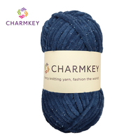 Factory Price Good Quality 94% Polyester 6% Metallic Polyester Blended Yarn for Knitting