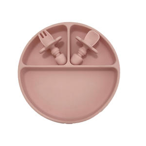 Plaque d'aspiration en Silicone pour enfants, sans BPA, de qualité alimentaire, <span class=keywords><strong>assiette</strong></span> d'aspiration séparée pour enfants - Product Image 6