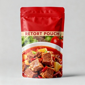 Bolsa de Embalaje de Alimentos Personalizada con Código QR, Bolsa Retornable Resistente a Altas Temperaturas para Carne de Cerdo Estofada - Product Image 3