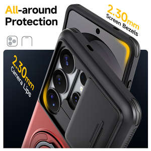 Nuova <span class=keywords><strong>Cover</strong></span> per Telefono 2026 con Design Robusto, Slot Nascosto per Carte, Supporto Pieghevole e Protezione Lenti per Samsung S26 Ultra A17 A27 A37 A57 - Product Image 5