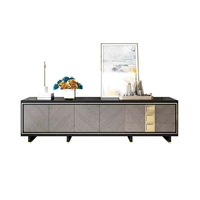 Meuble TV moderne de haute qualité en bois avec rangement, ensemble de meubles de salon pour chambre à coucher, hôtel, table basse de luxe
