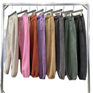 Pantalones Deportivos de Lona para Hombre JT0966, de Pierna Recta, Antiarrugas, Estilo Urbano, Diseño Personalizado, Lavado Ácido, Talla Grande, Ligeros - Product Image 1