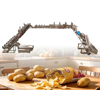 Ligne de production de chips, machine à chips de petite capacité, machine à chips de pommes de terre fraîches, ligne de production de chips de pommes de terre à vendre