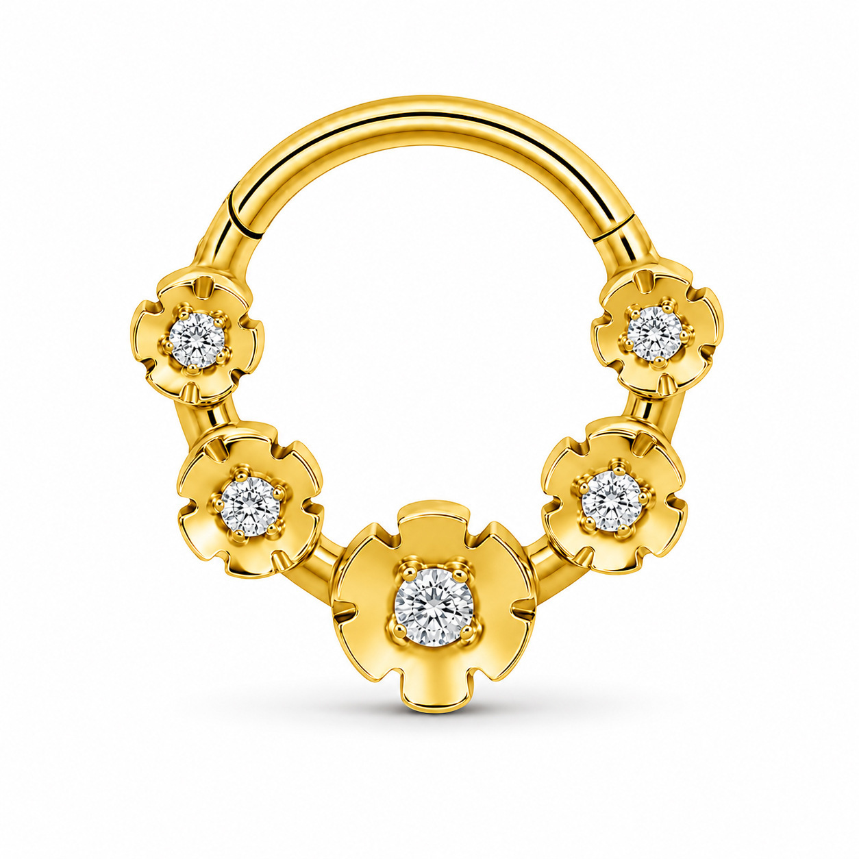 5 de color dorado