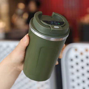 Vaso Térmico de Acero Inoxidable de 500 ml con Aislamiento al Vacío, Tapa Antiderrames, Taza de Viaje para Café, Té Frío/Caliente y Cerveza, Termo para Oficina - Product Image 4