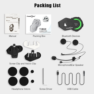 <span class=keywords><strong>FreedConn</strong></span> TMAX M Grenen gris IP65 Jog Dial Voice Dial FM altavoz micrófono casco motocicleta Bluetooth auriculares para casco de motocicleta - Product Image 6