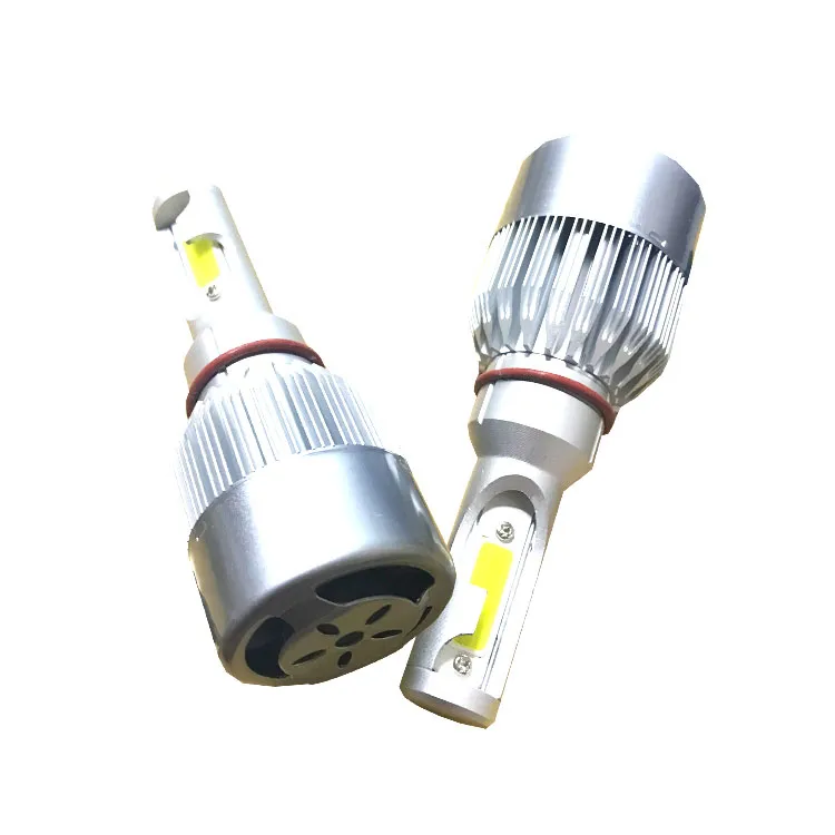 Ampoules de phares de voiture à LED, phares antibrouillard, puce personnalisée H4, H7, c6 osram, 2 pièces